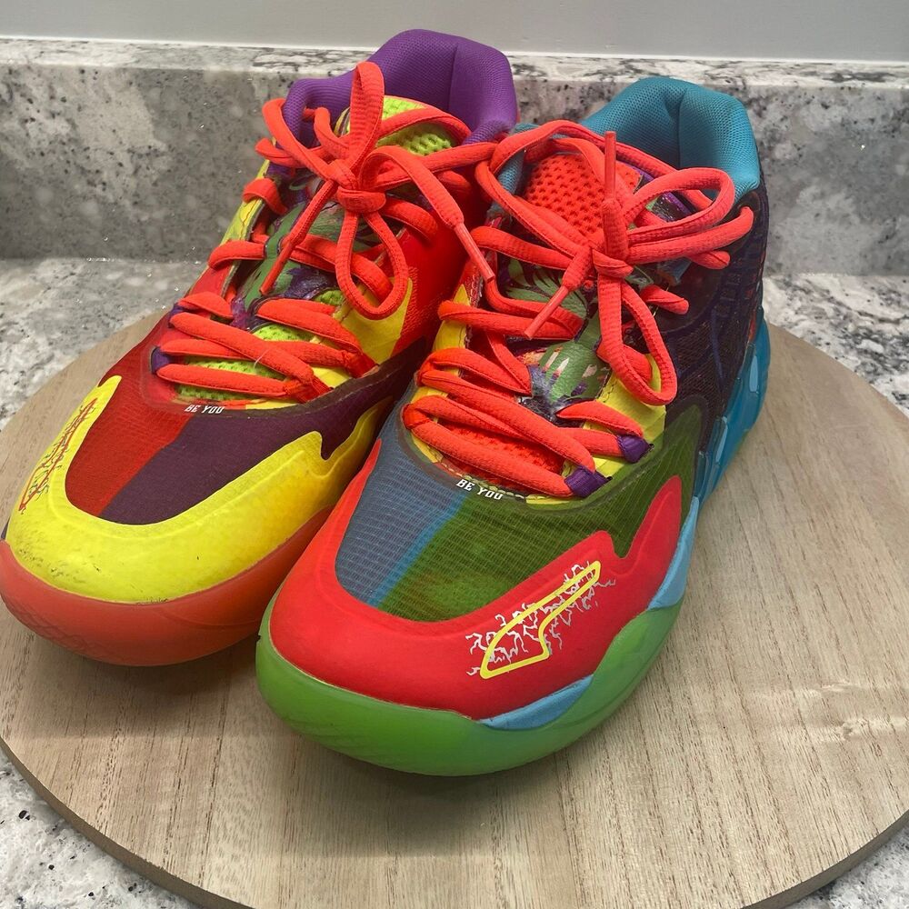 Men's PUMA MB.01 Be You Basketball Shoes Sneakers LAMELO Colorful